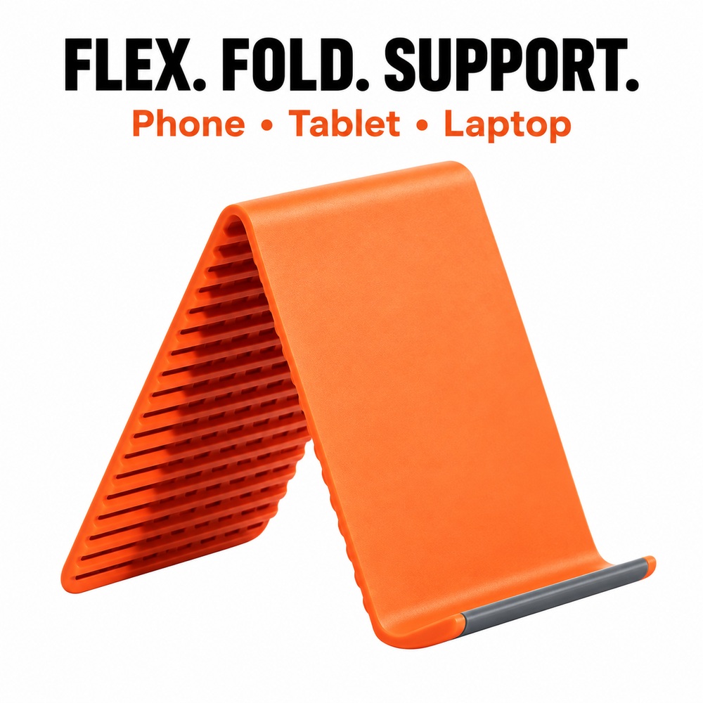 Laptop Stand - Flexible Silicone Phone Tablet Stand Foldable