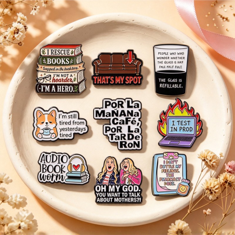 Cute Funny Quote Enamel Pins w - огляд і ціна Laptop Accessories & Repair Jagtap Dairy Pimple Nilakh Pimpri Chinchwad Maharashtra