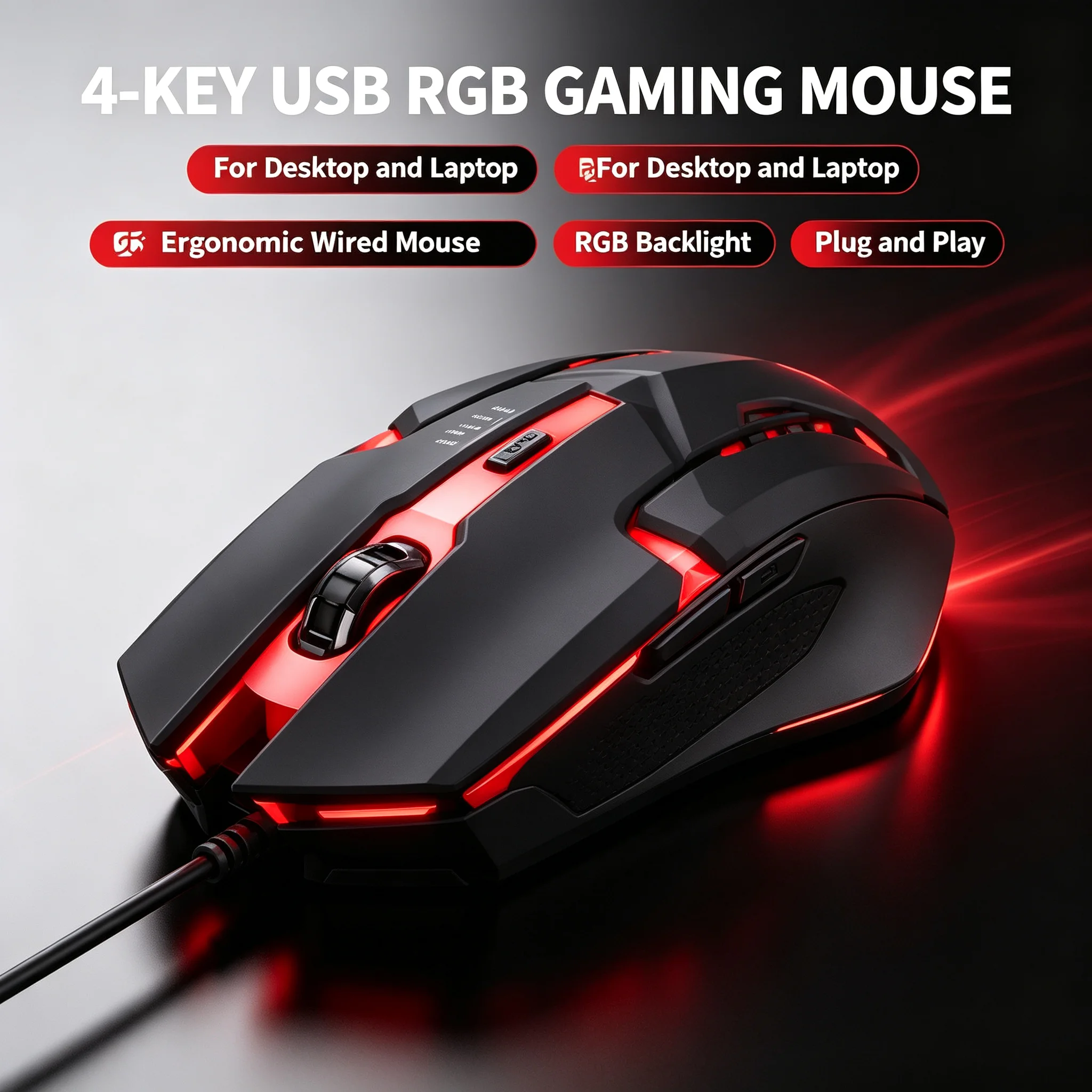 Colorful 3-Button LED E-Sports - огляд і ціна Laptop Mouse