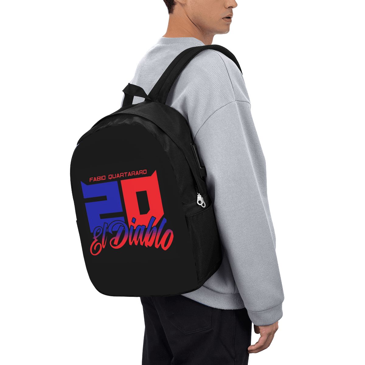 Fabio Quartararo El Diablo Num - огляд і ціна Laptop Bag