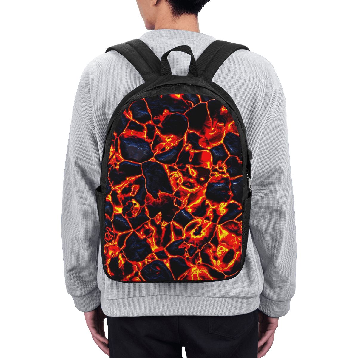 Magma Volcano Lava Fire Backpa - огляд і ціна Laptop Bag