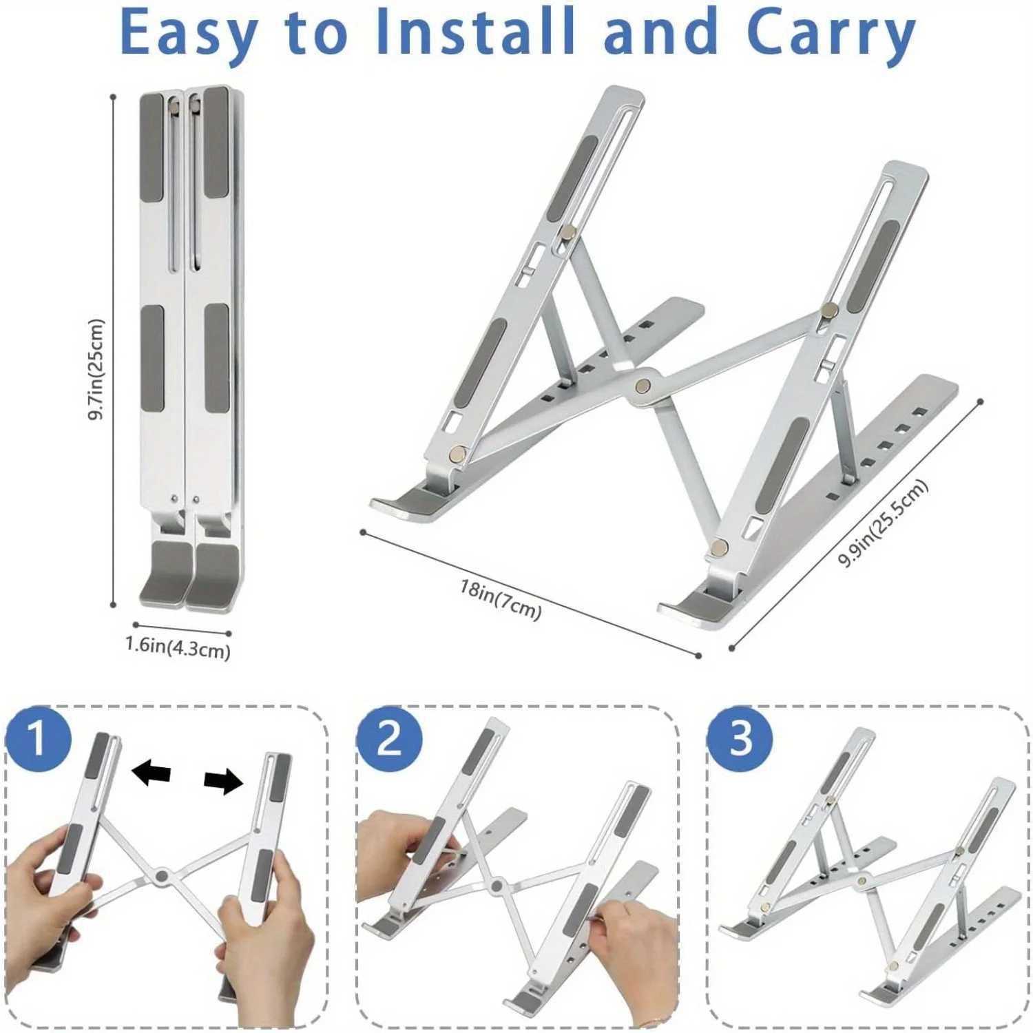 Adjustable Aluminum Laptop Sta - огляд і ціна Laptop Cooling Pad