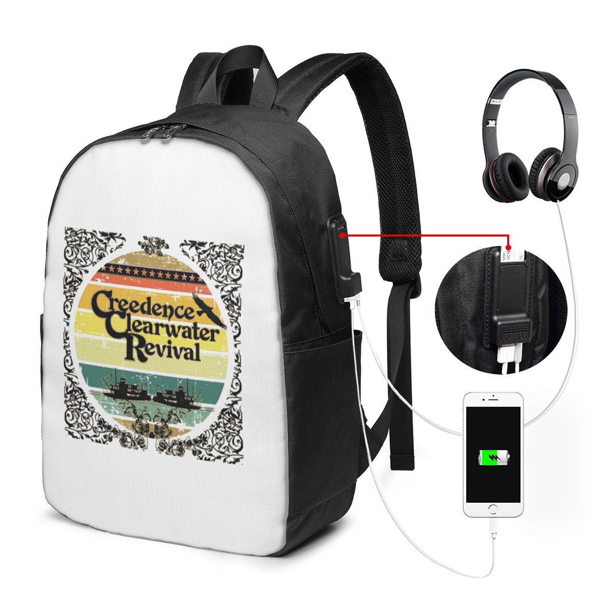 Creedence Clearwater Revival R - огляд і ціна Laptop Bag