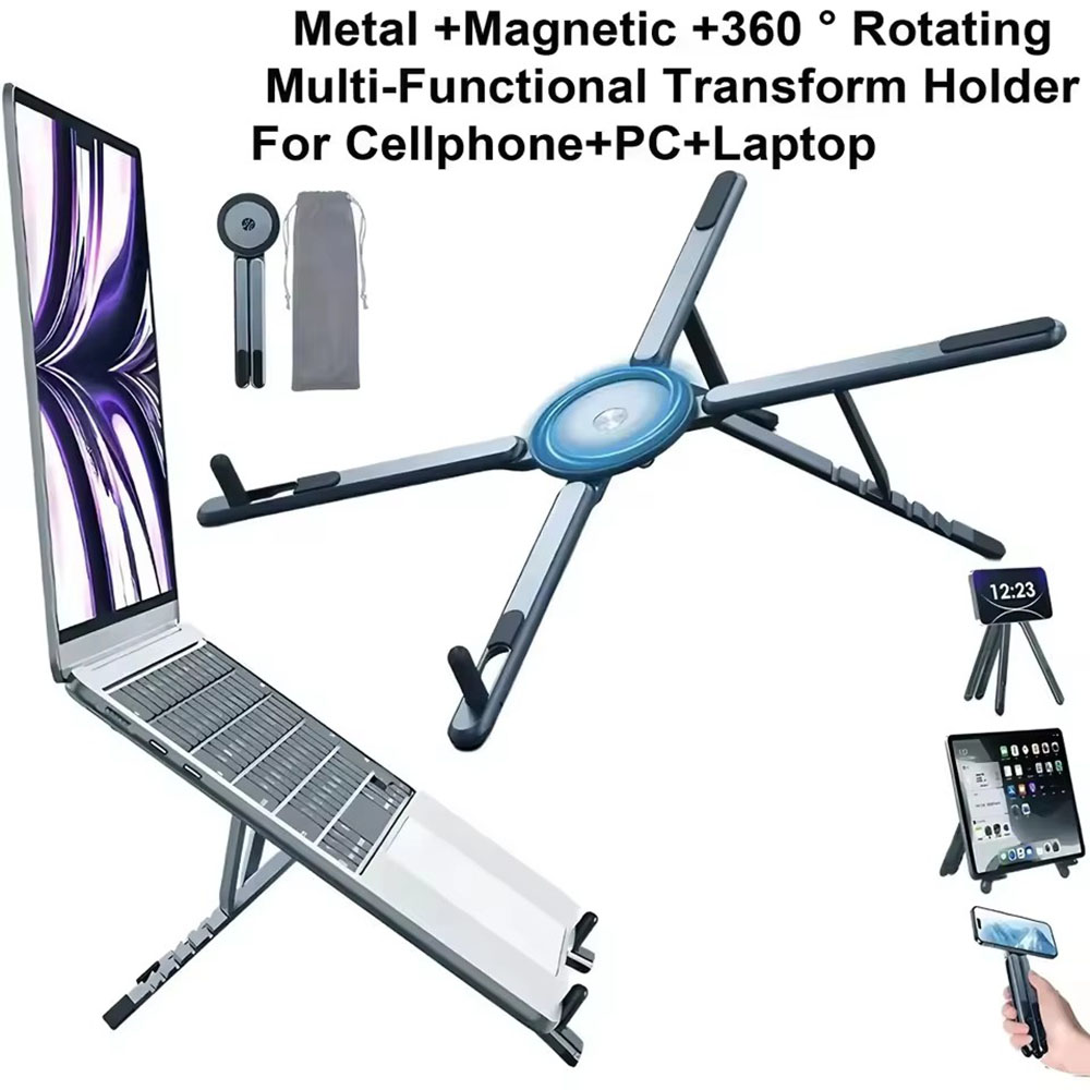 Portable Magnetic Phone Holder - огляд і ціна Laptop Stand