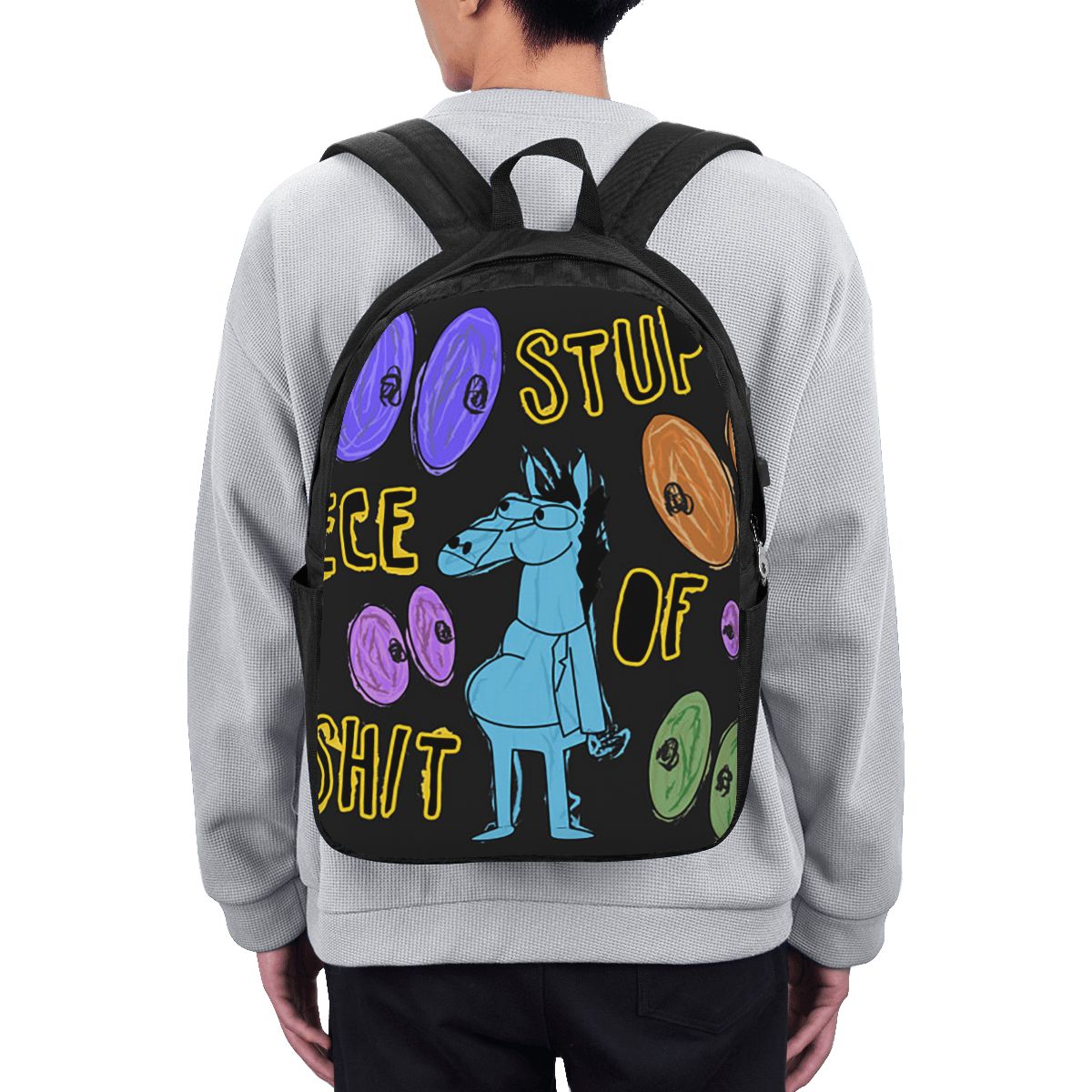 Cartoon Bojack Horseman Stupid - огляд і ціна Laptop Bag